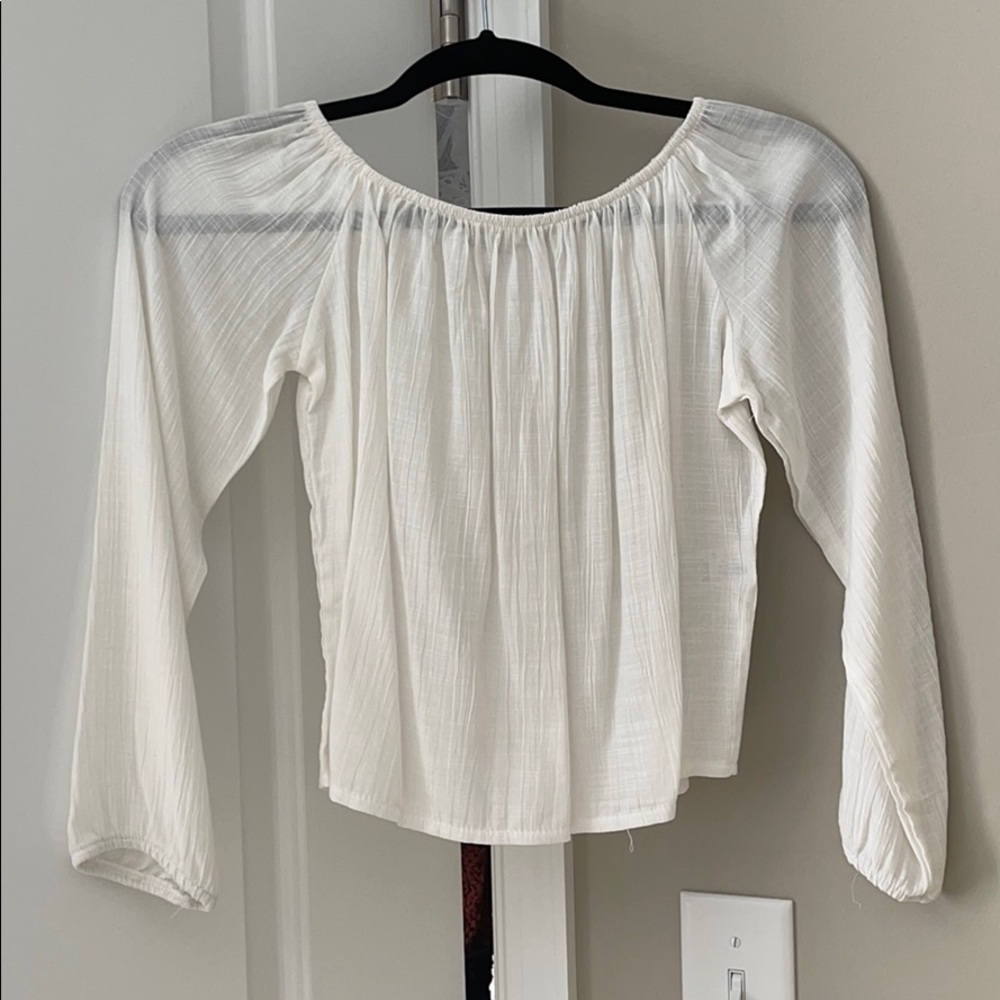 off the shoulder crop top